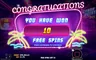 Free spins screen