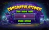 Free spins screen