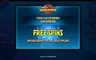 Free spins screen