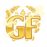 Golden 'GF' emblem