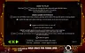Info / About screen