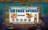 Free spins screen
