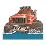 Monster pickup truck
