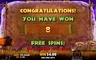 Free spins screen