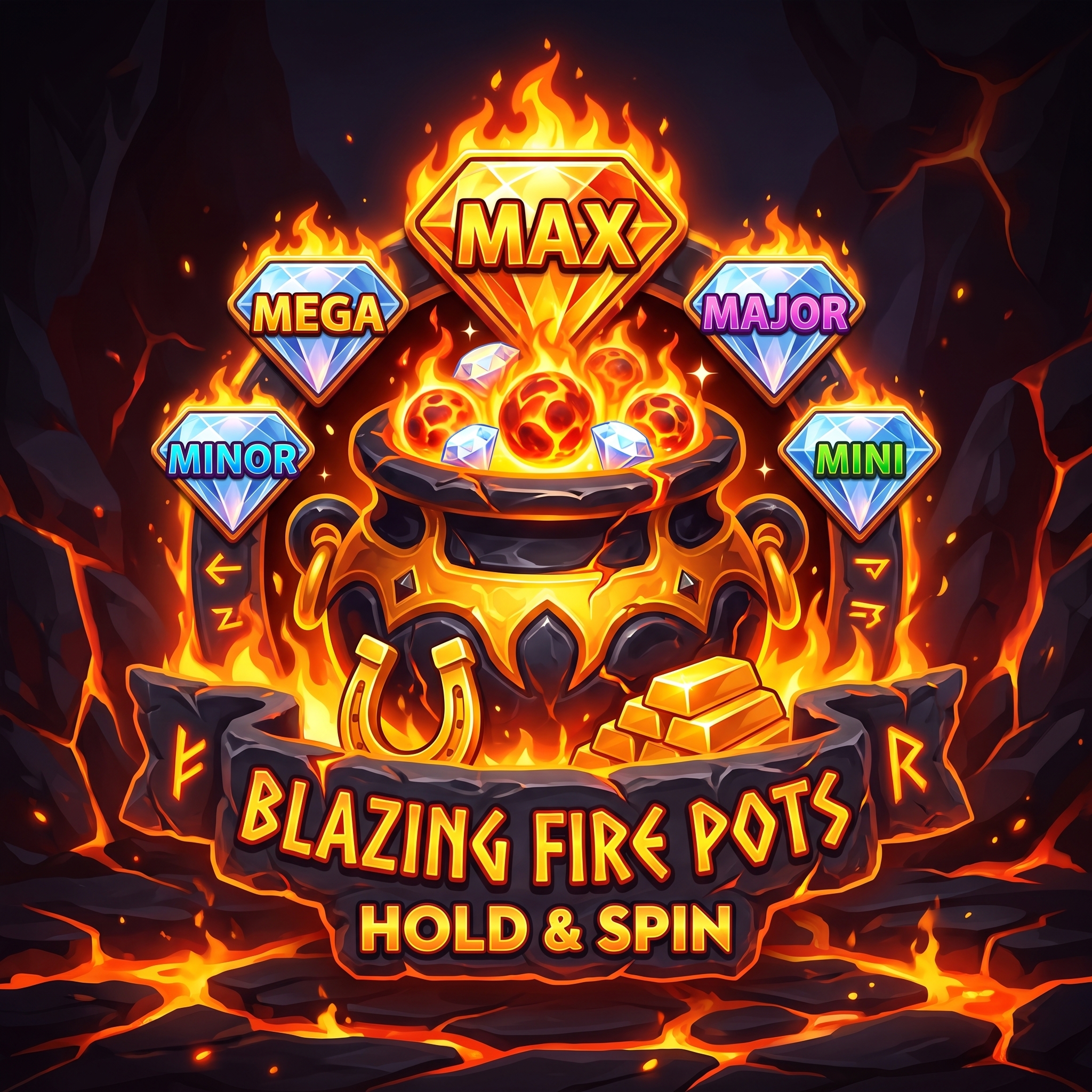 Blazing Fire Pots Hold & Spin by BGaming