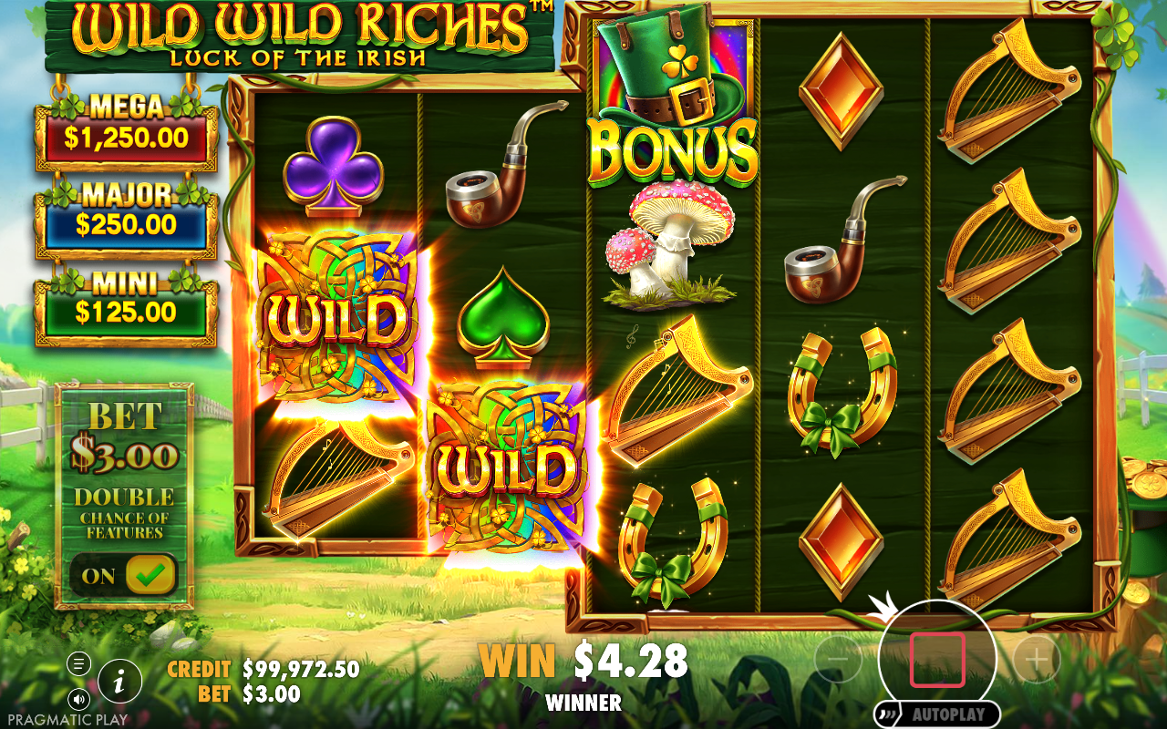 Free spins screen
