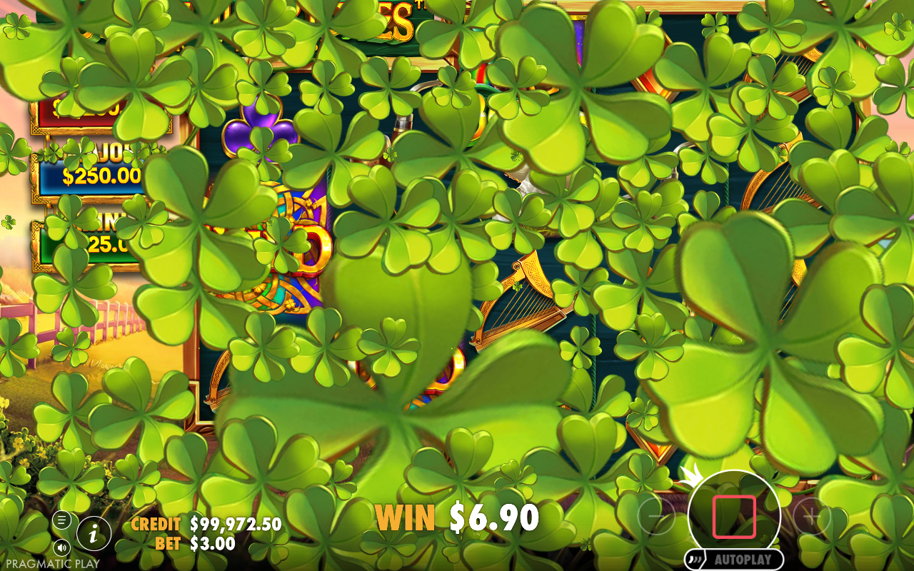 Free spins screen