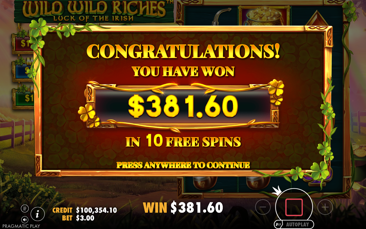 Win screen