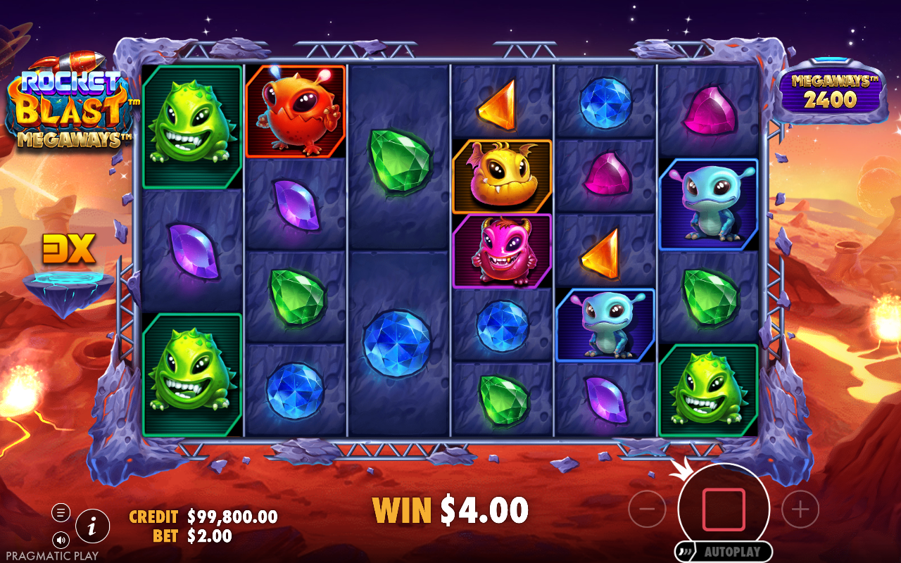 Free spins screen