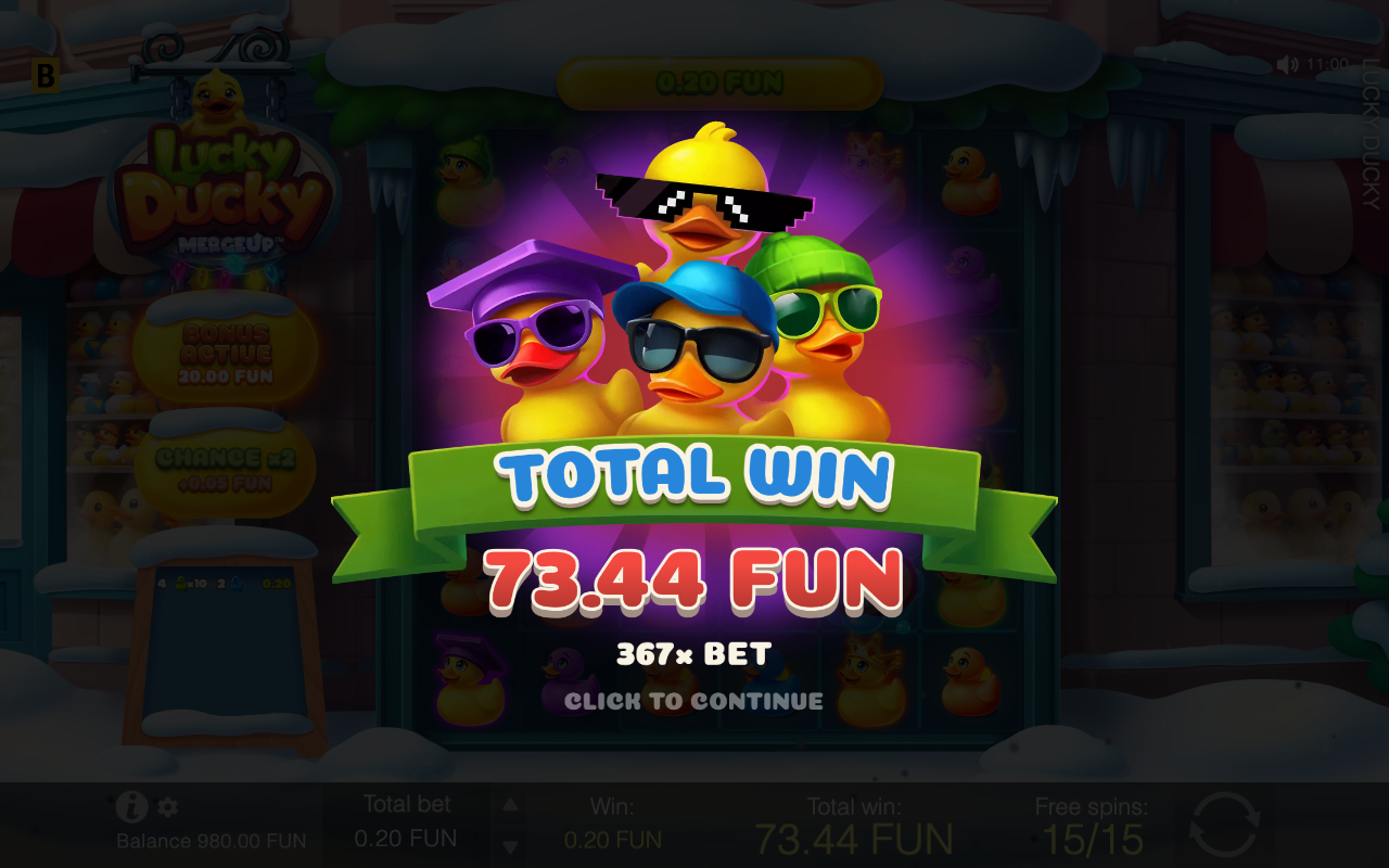Win screen