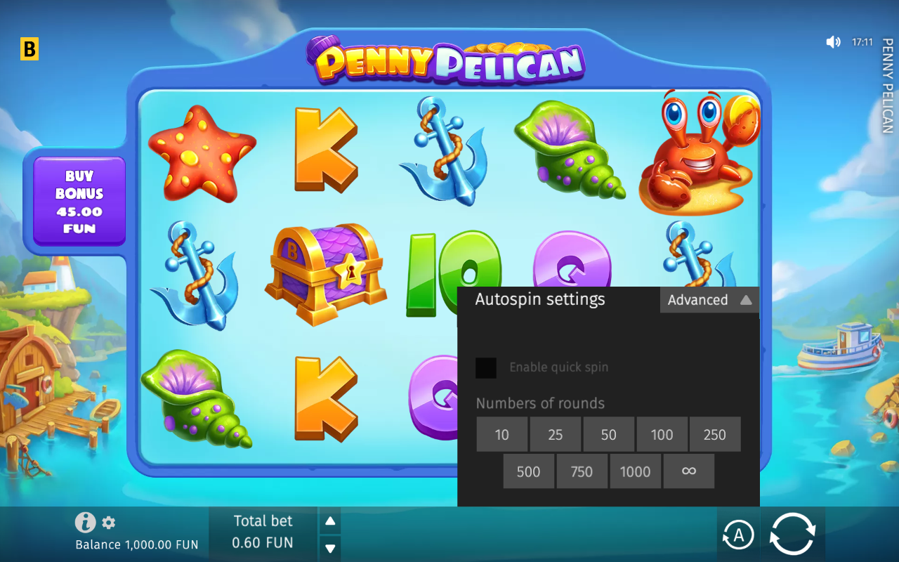 Autoplay settings