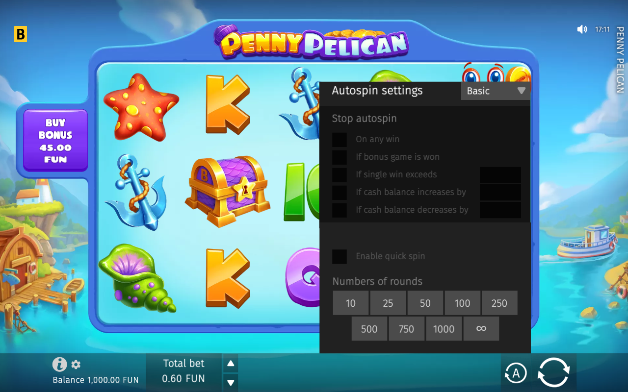 Autoplay settings