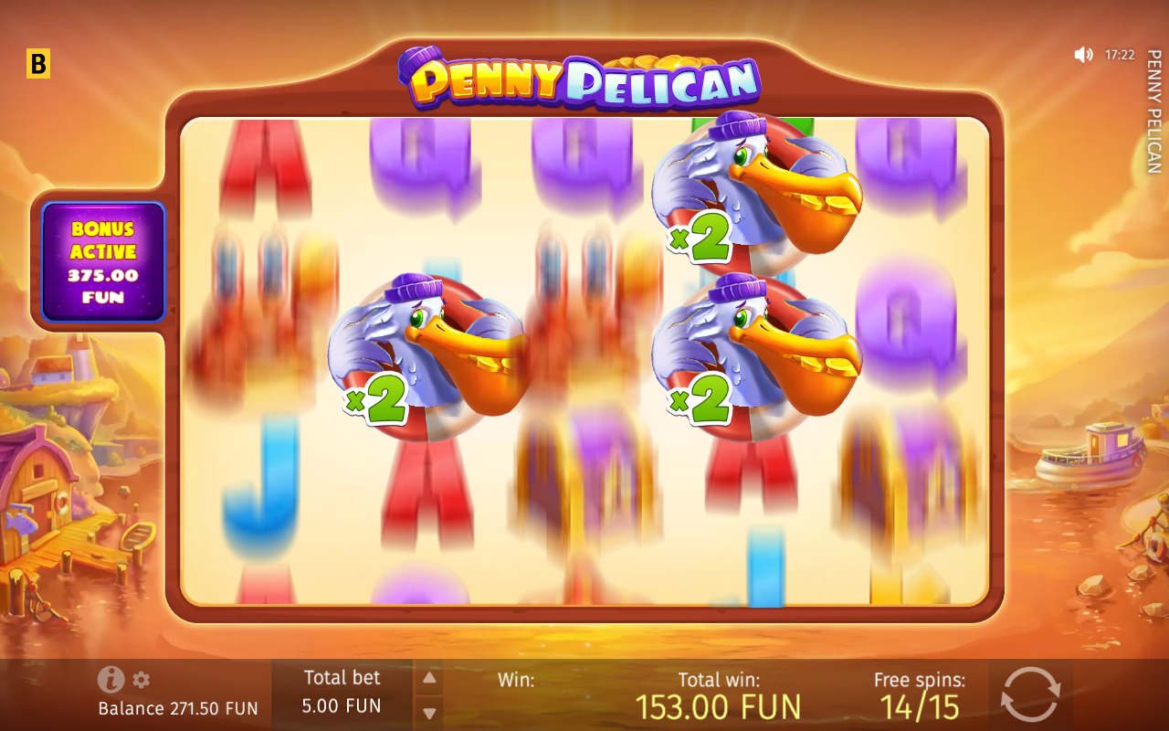 Free spins screen