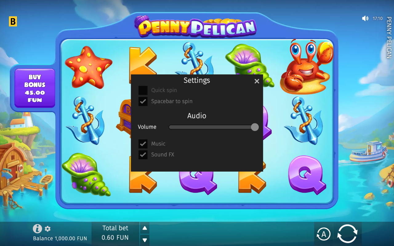 Game settings