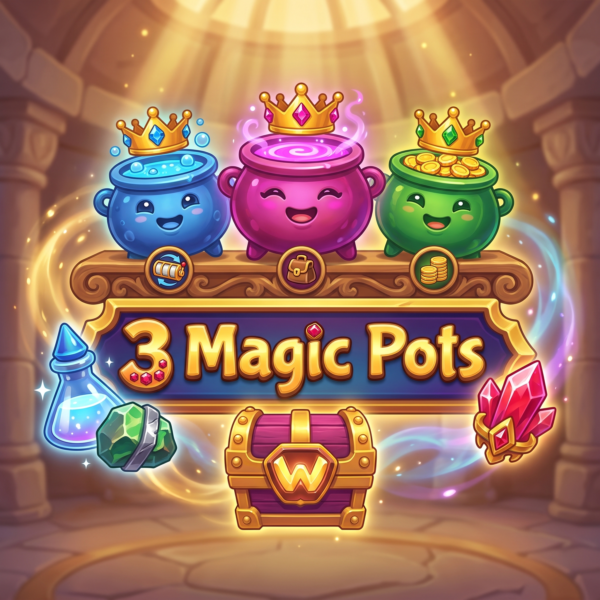 3 Magic Pots by Push Gaming