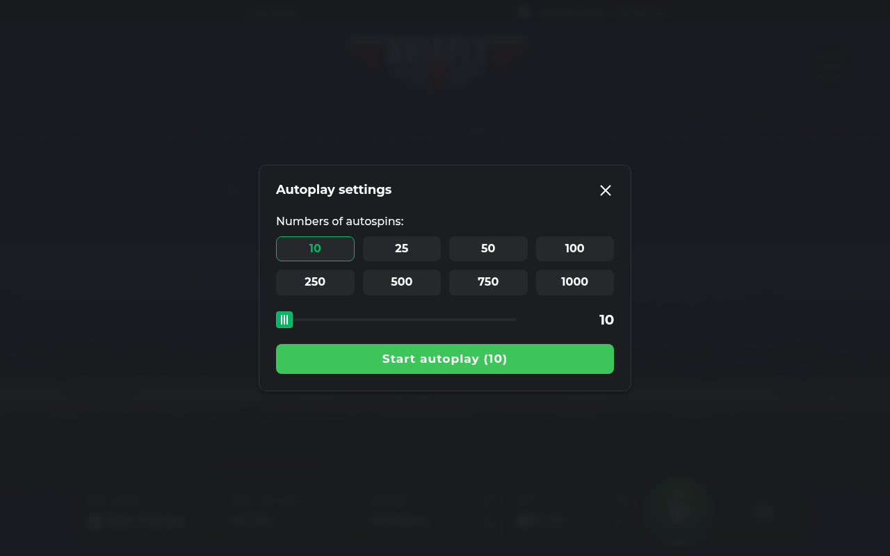 Autoplay settings