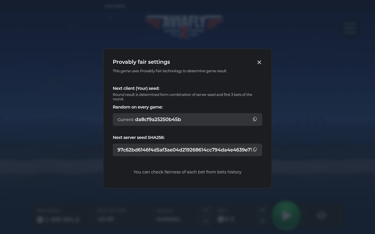 Game settings