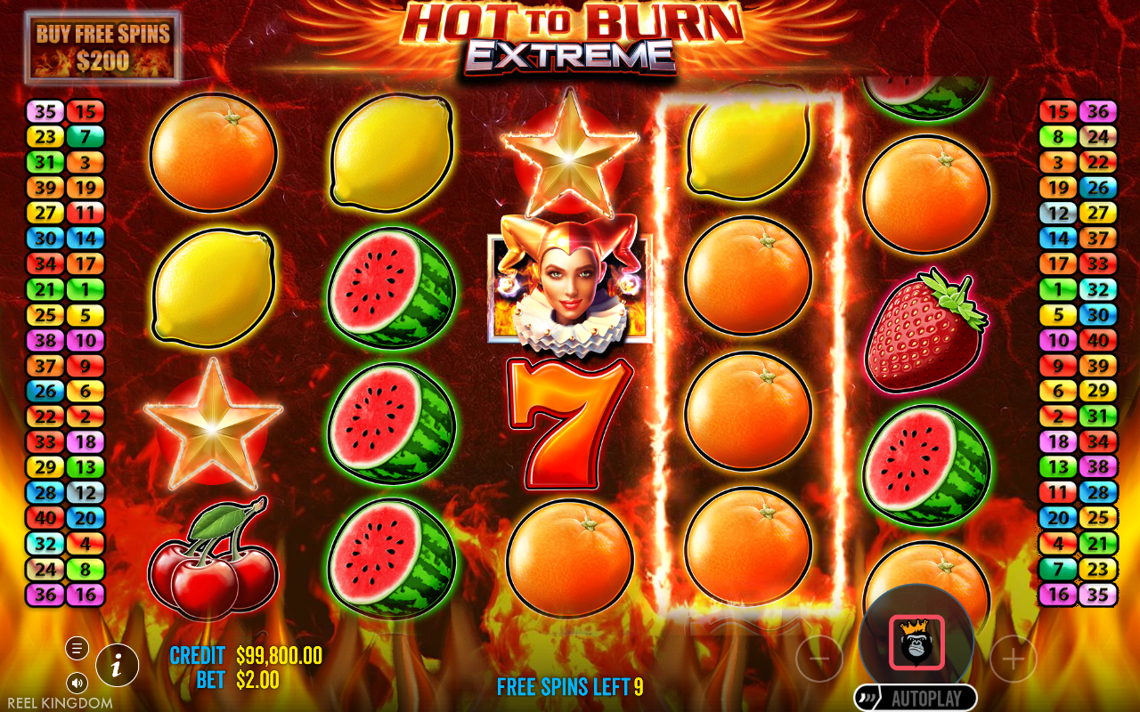 Free spins screen