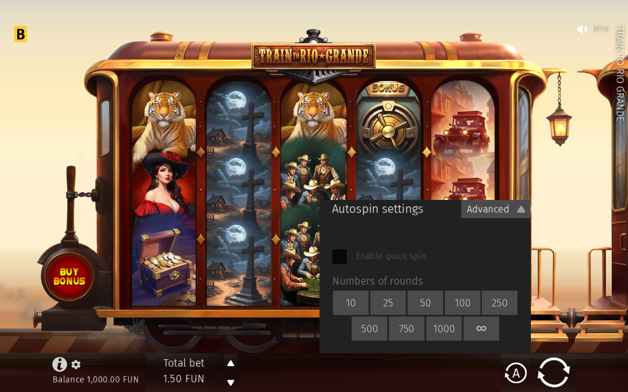 Autoplay settings
