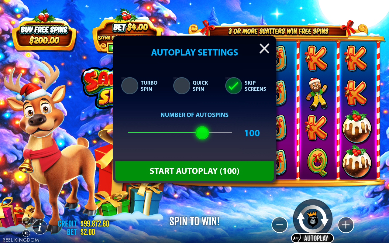 Autoplay settings