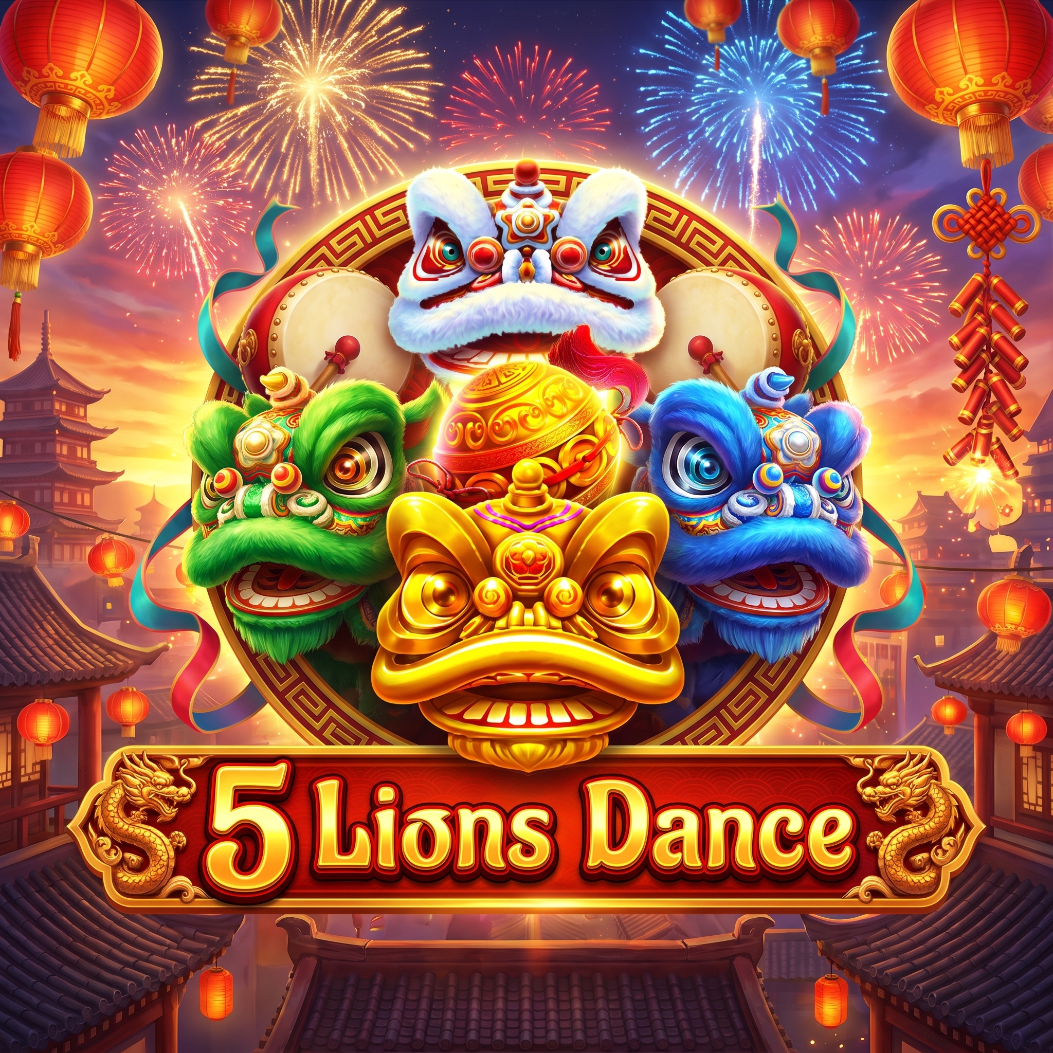 5 Lions Dance by Pragmatic Play