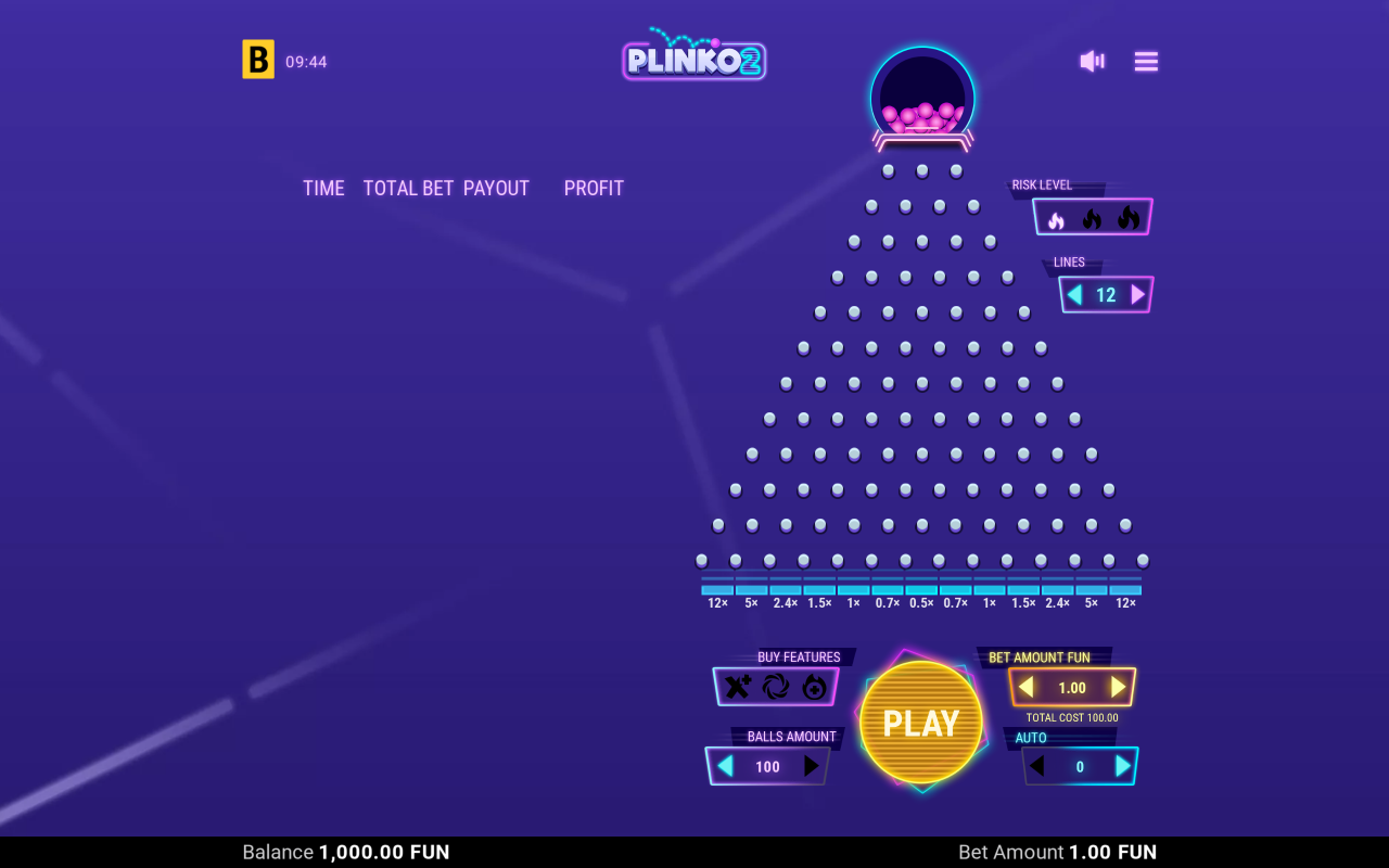 Info / About screen