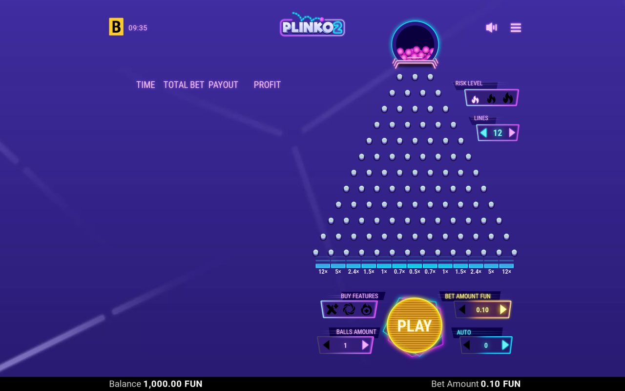 Info / About screen