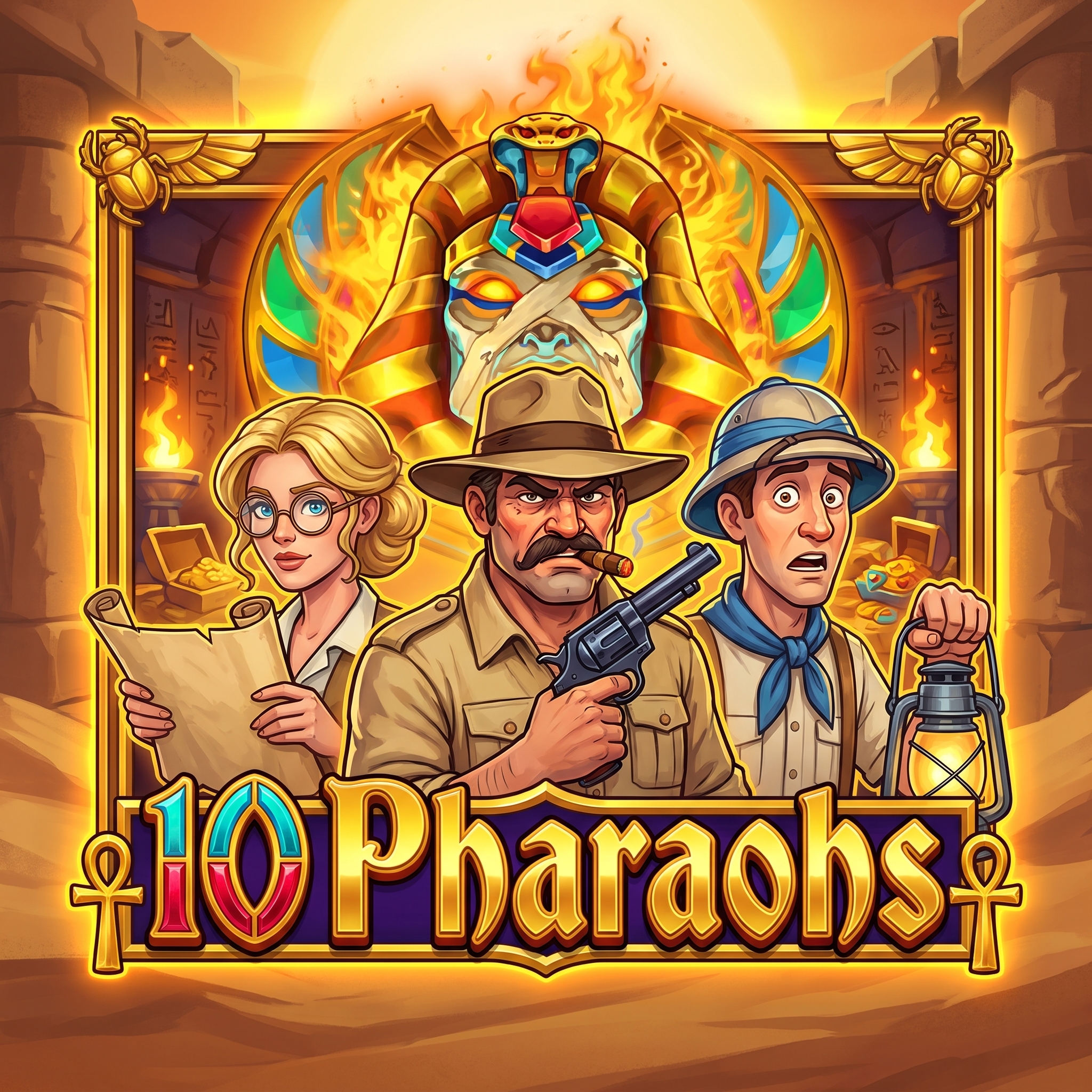 10 Pharaohs by Push Gaming
