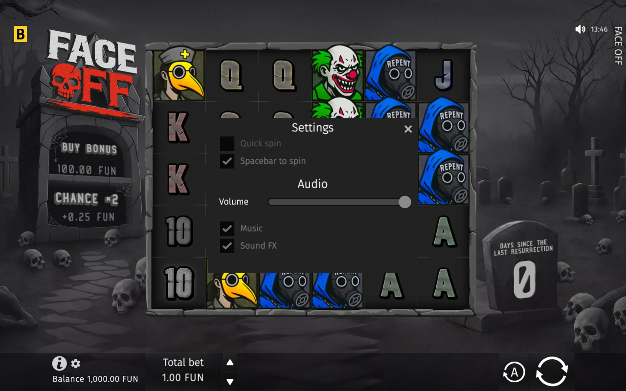 Game settings