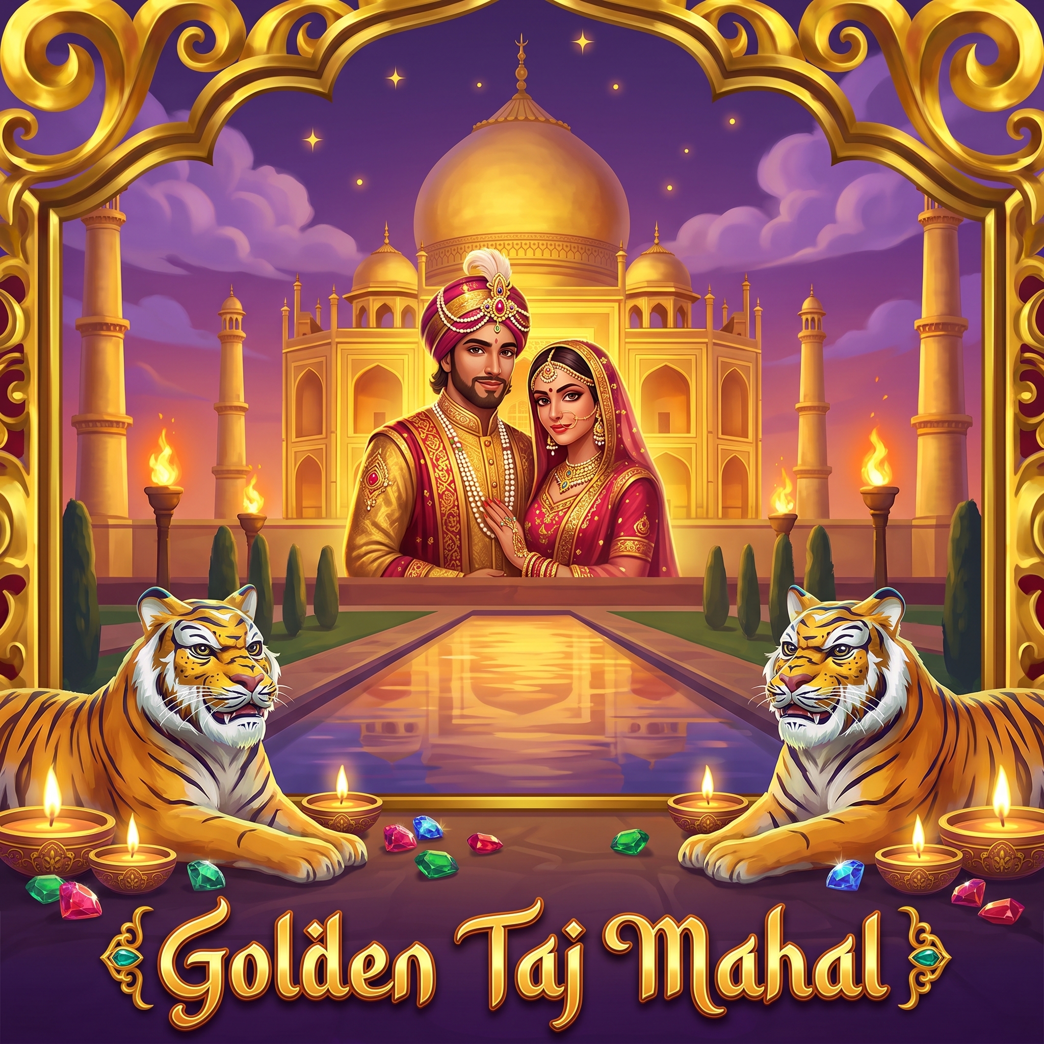 Golden Taj Mahal by Habanero