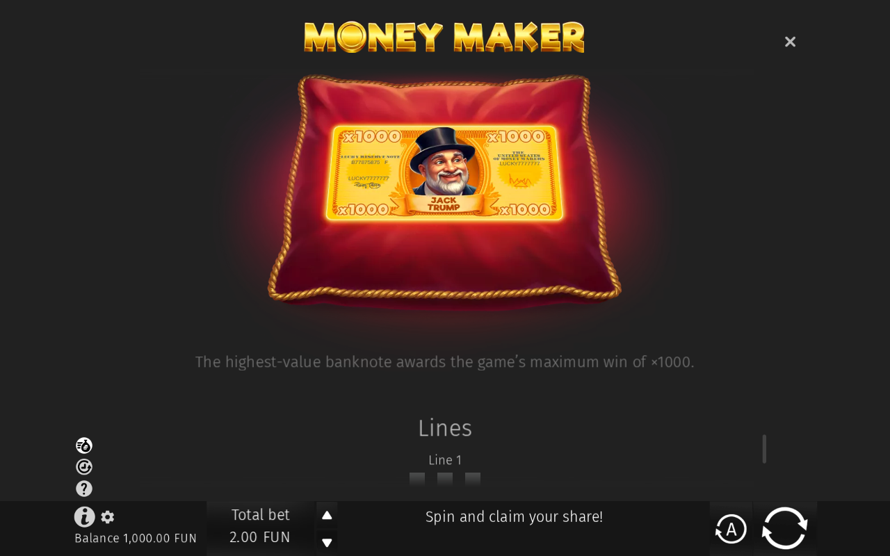 Paytable