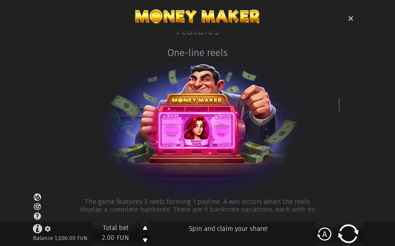 Paytable