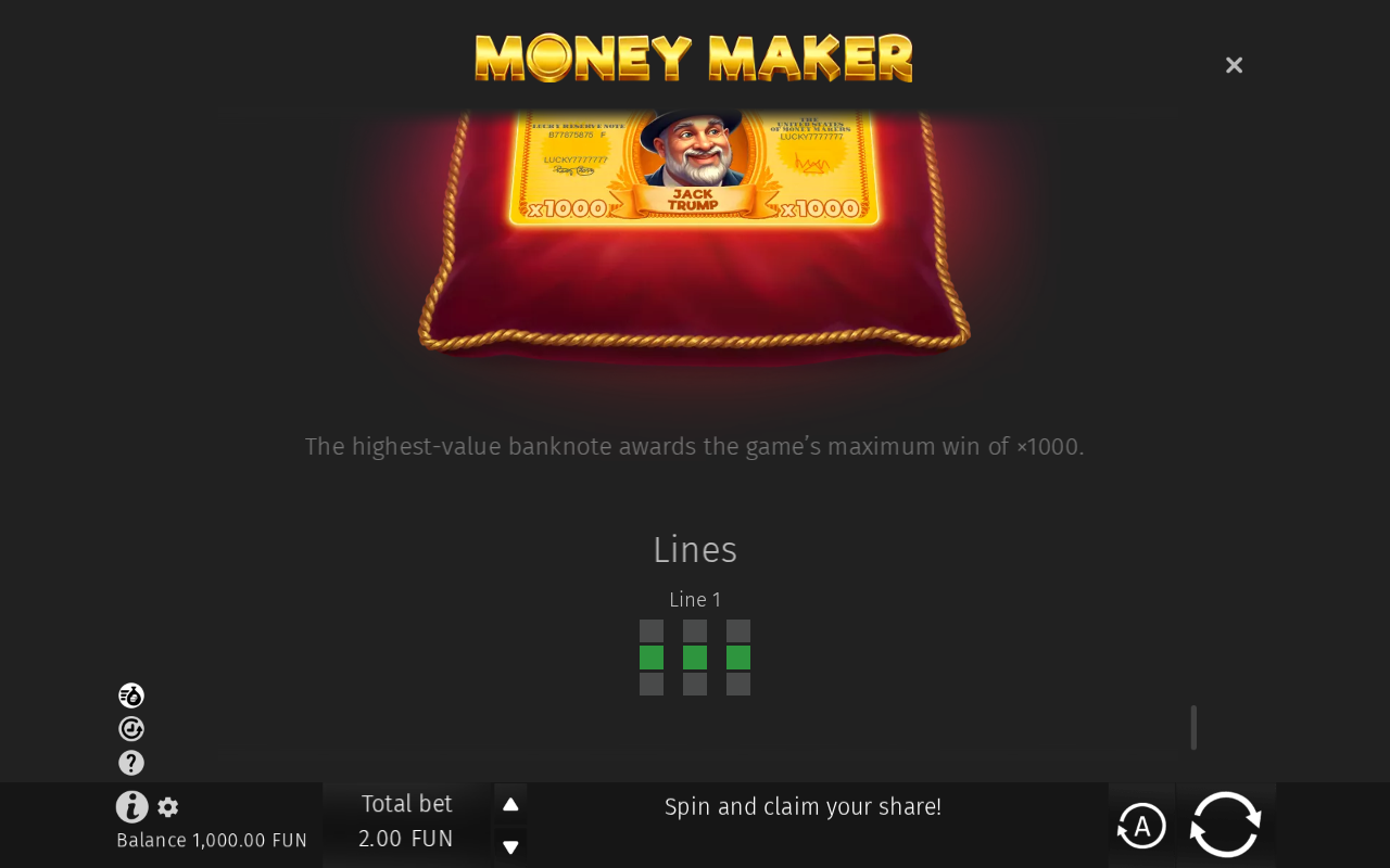 Paytable