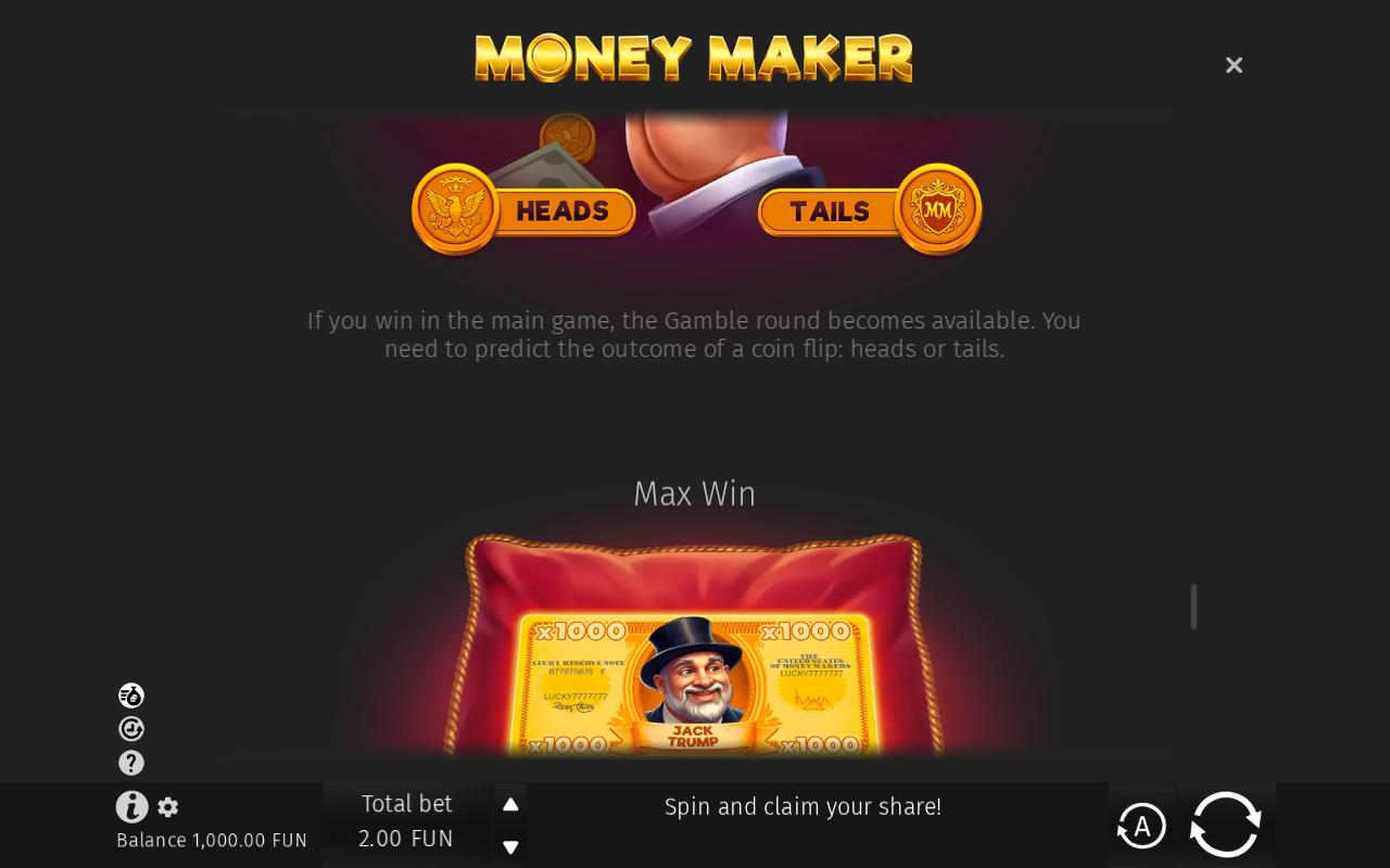 Paytable