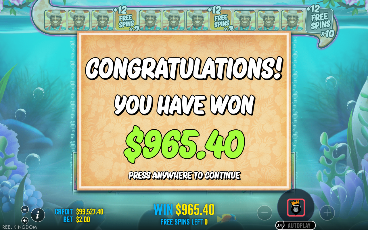 Win screen