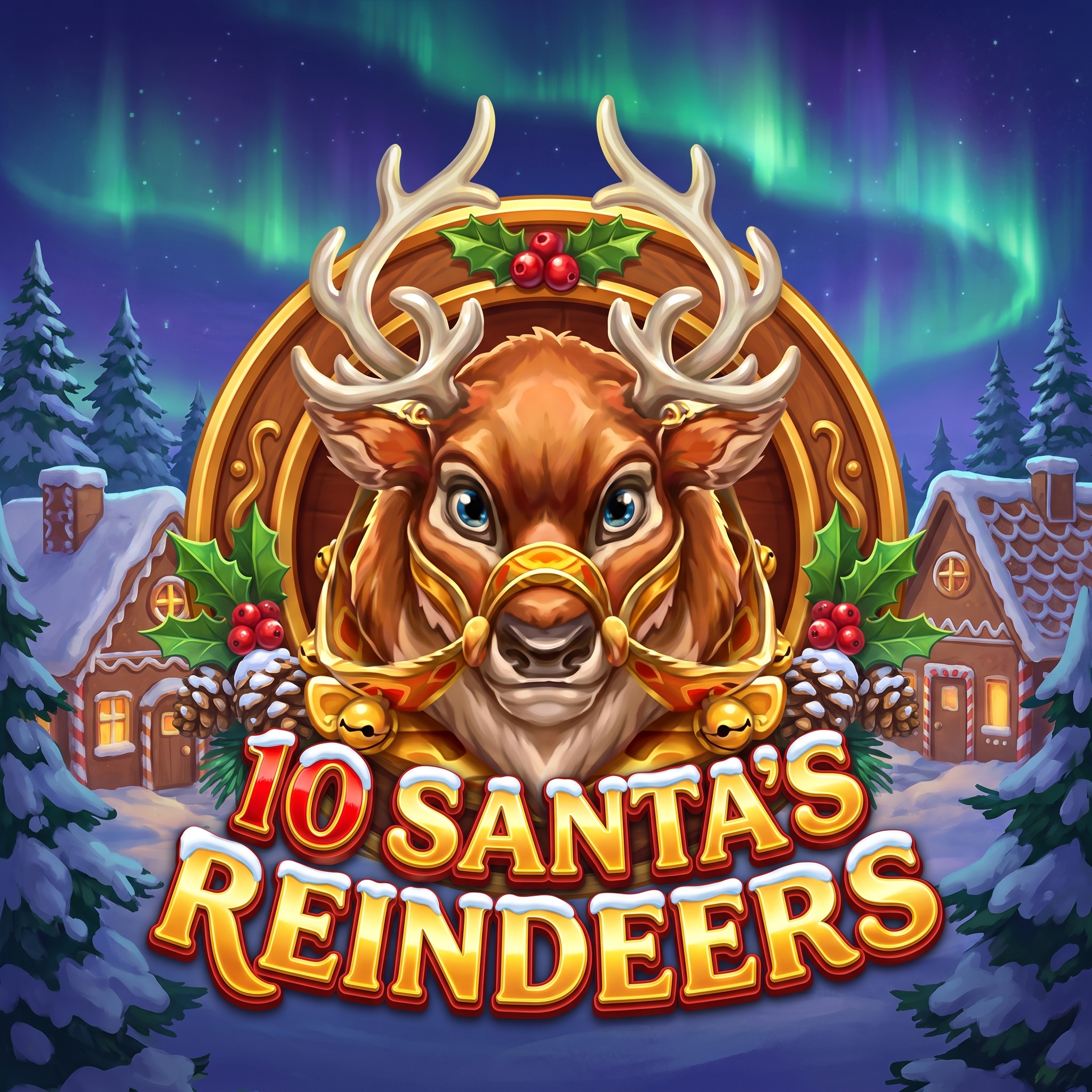 10 Santa's Reindeers by Push Gaming