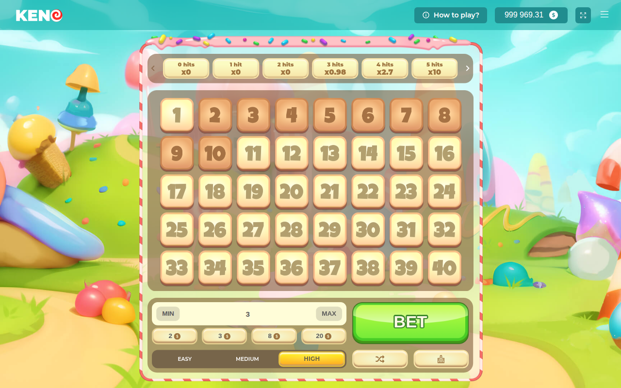 Paytable