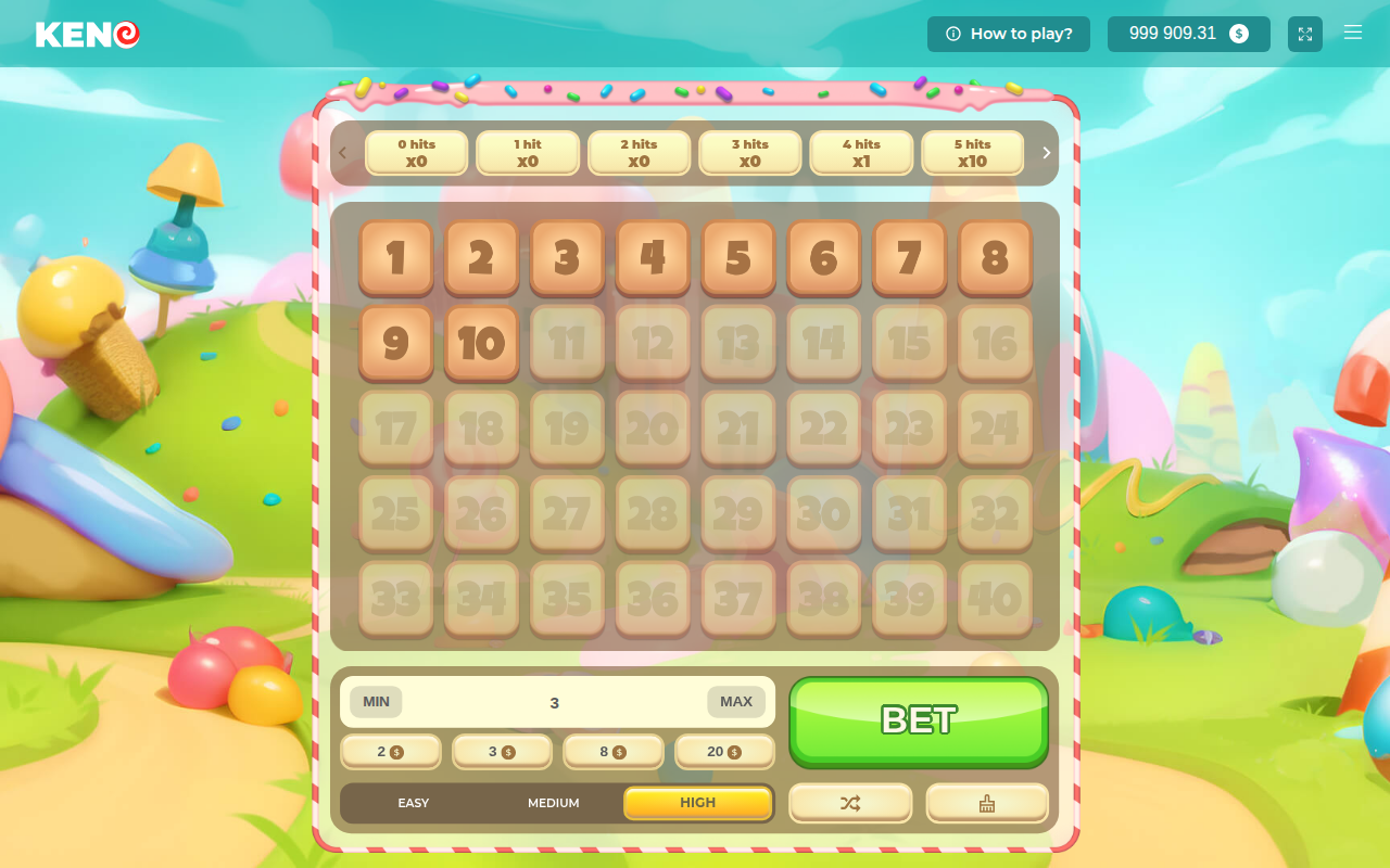 Paytable