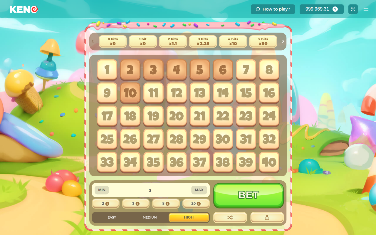 Paytable