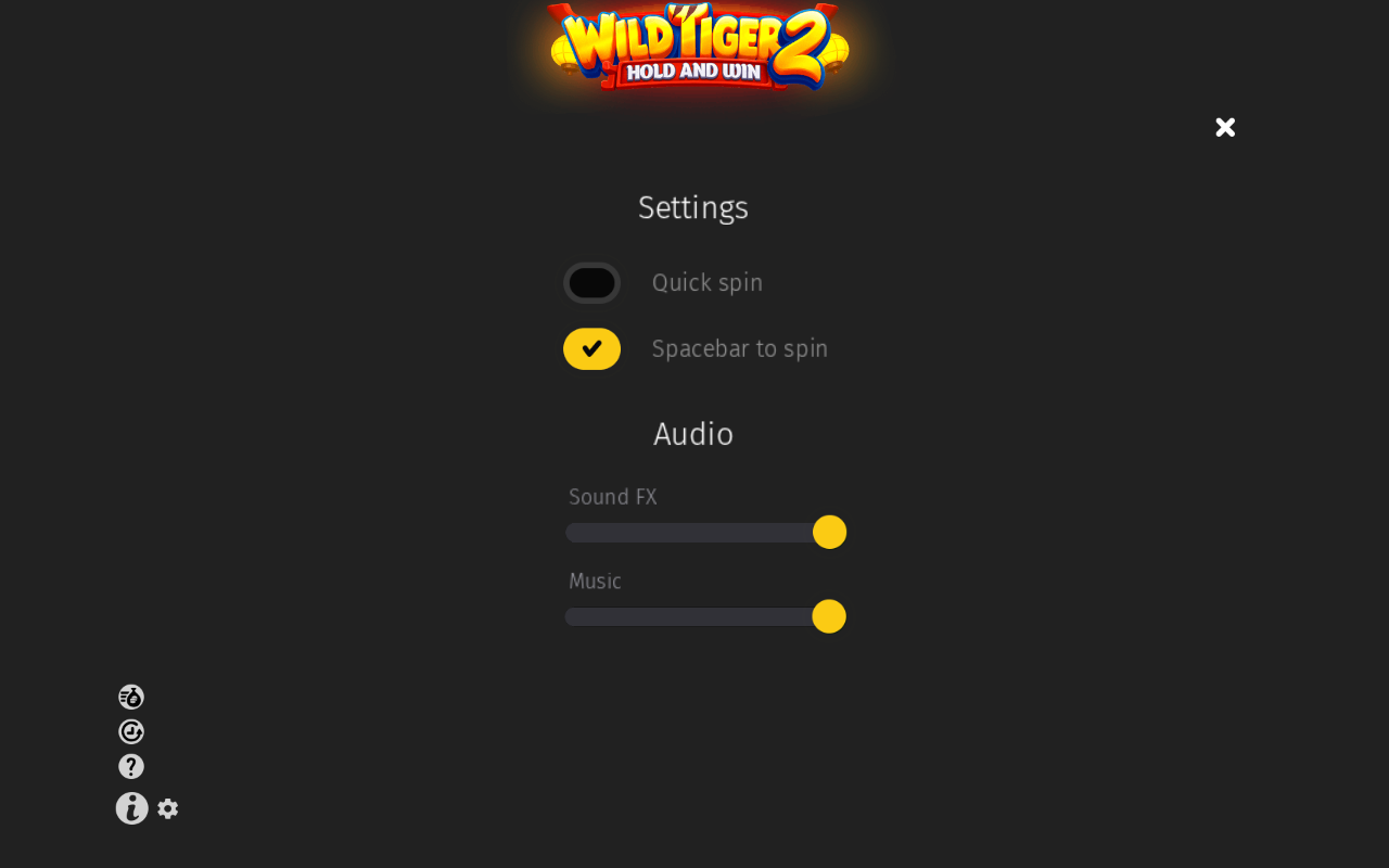 Game settings