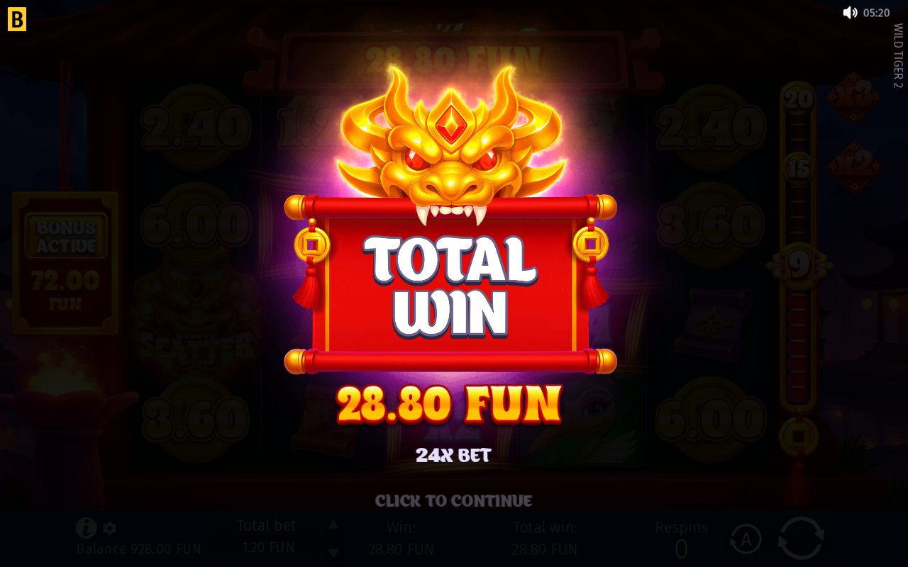 Win screen
