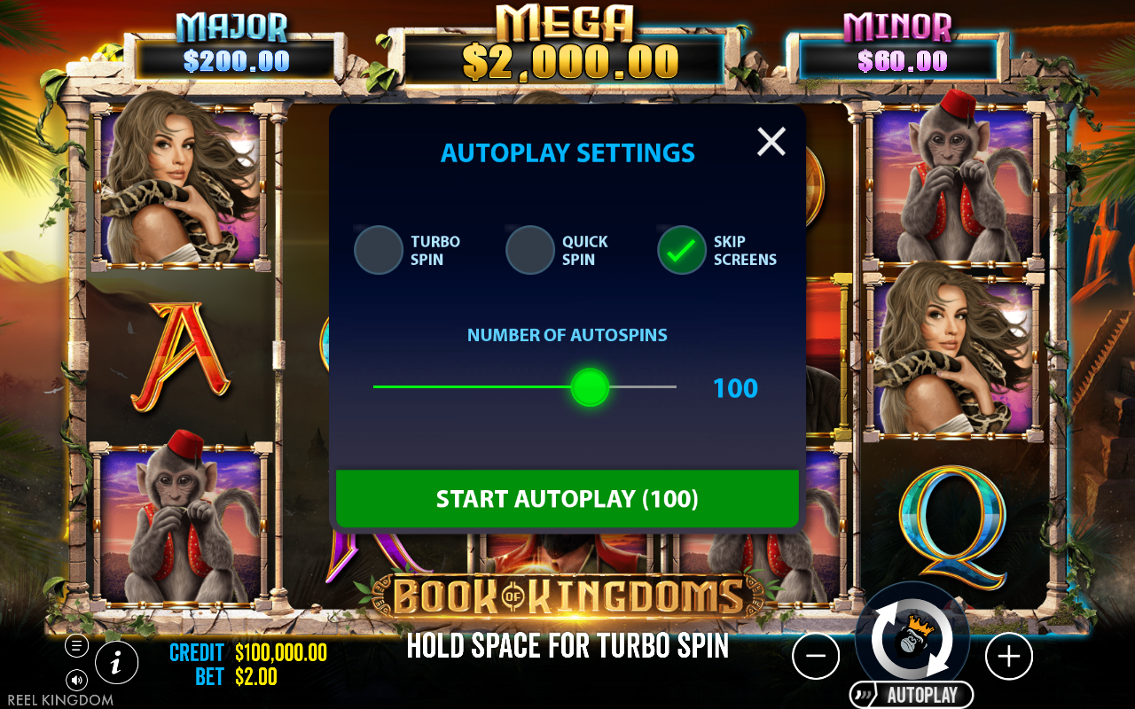 Autoplay settings