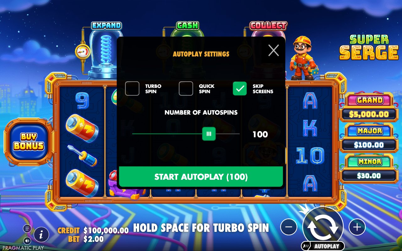 Autoplay settings