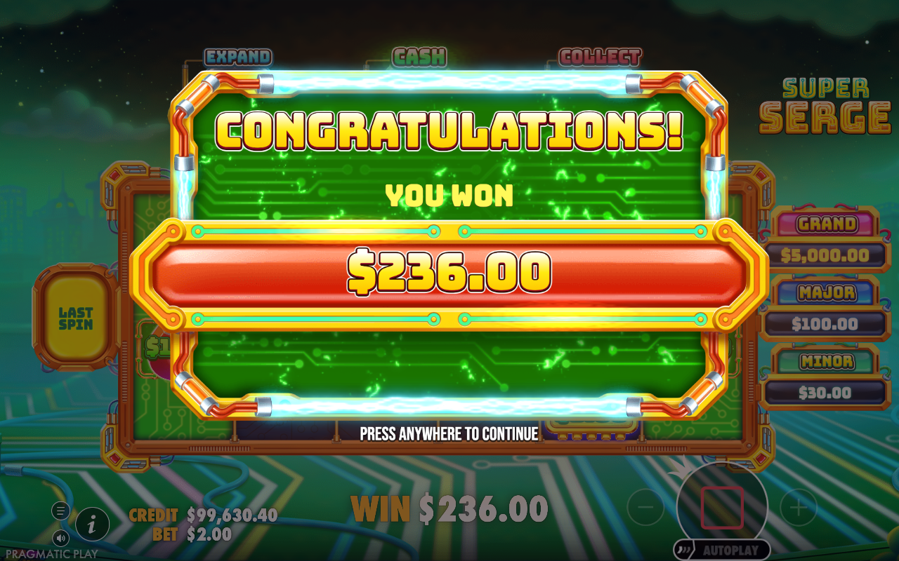 Win screen