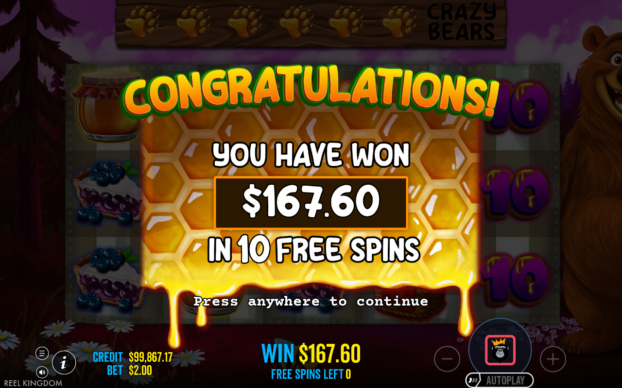 Win screen