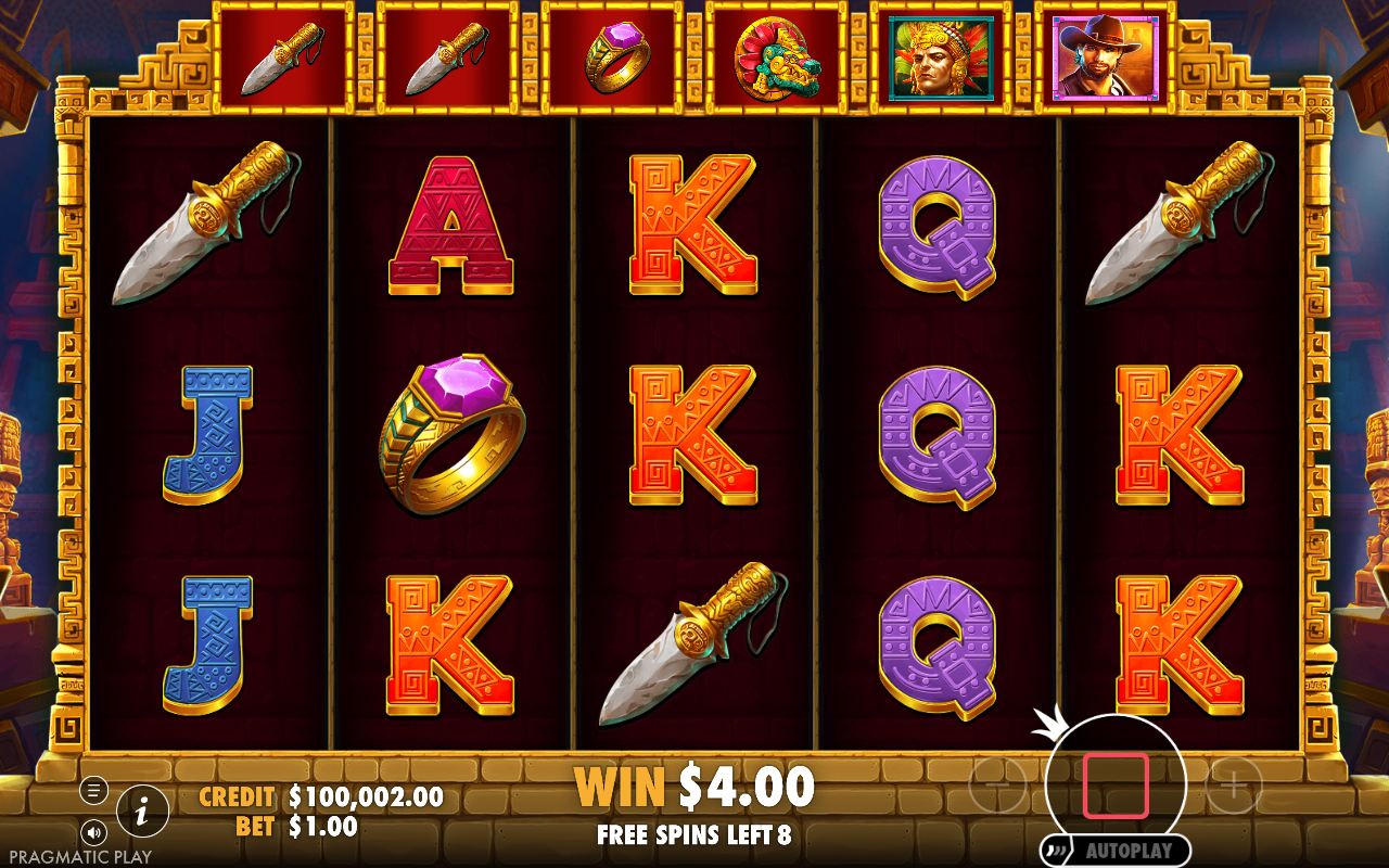 Free spins screen