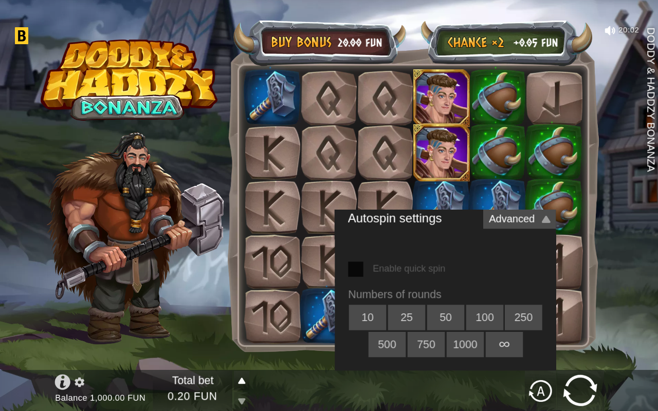 Autoplay settings
