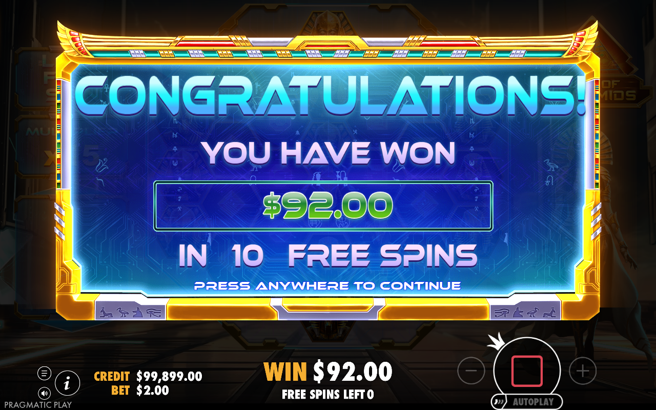 Win screen