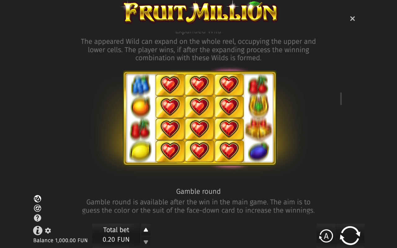 Paytable