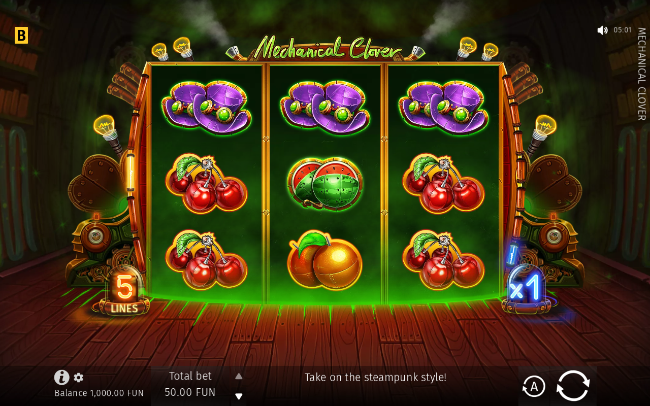 Info / About screen